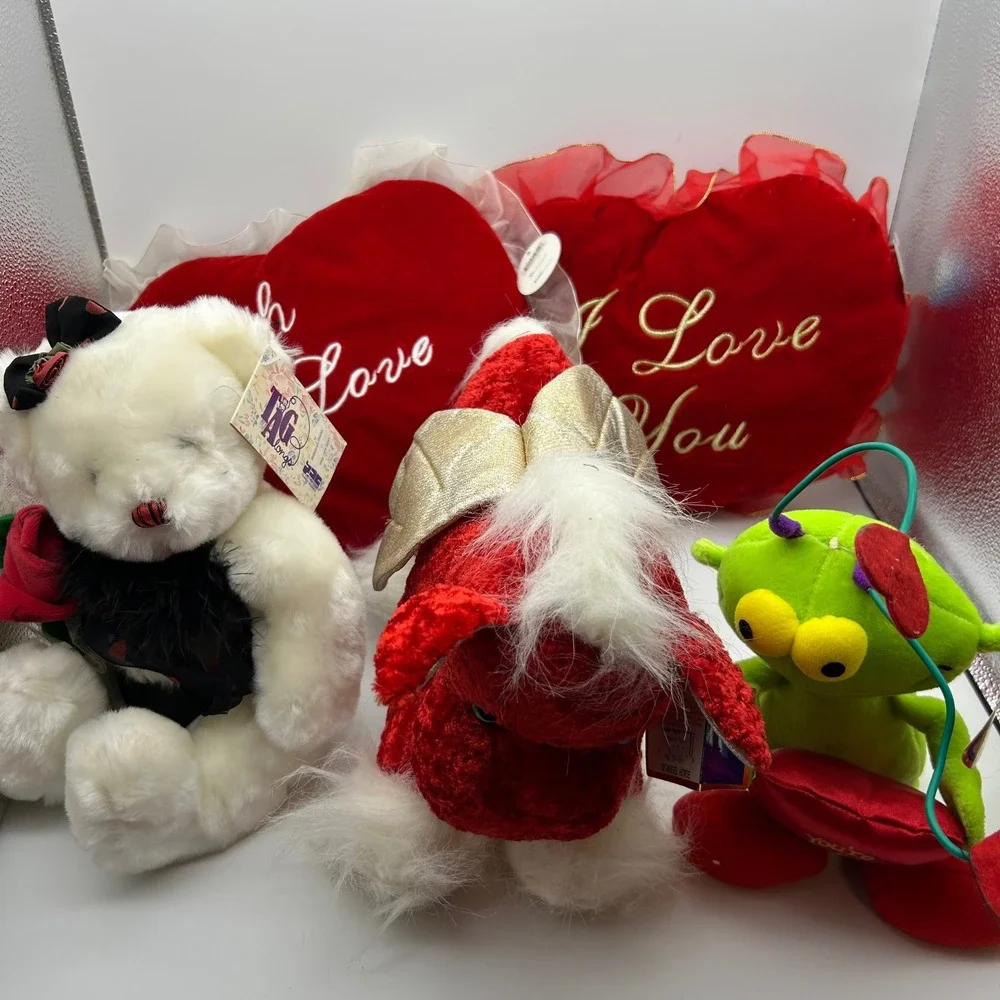 Vintage valentine 5‎ bundleMarty Alien Plush Toy Your This World Stuffed animal